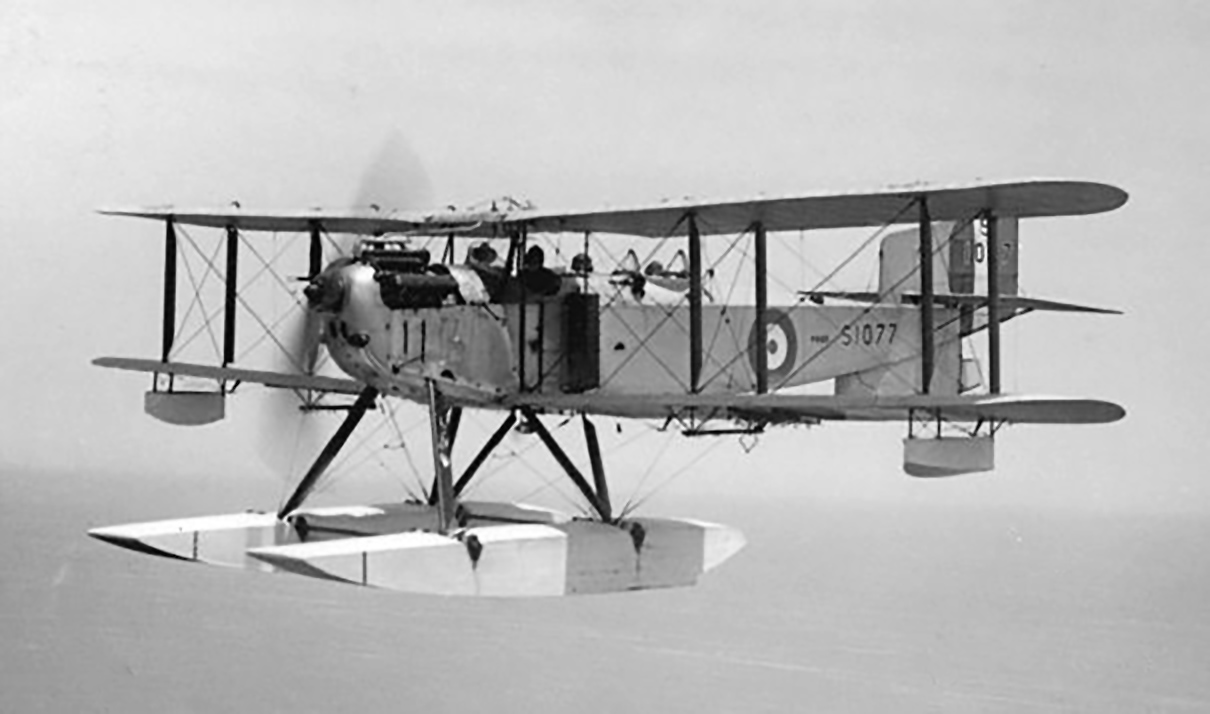 Fairey IIID in flight
